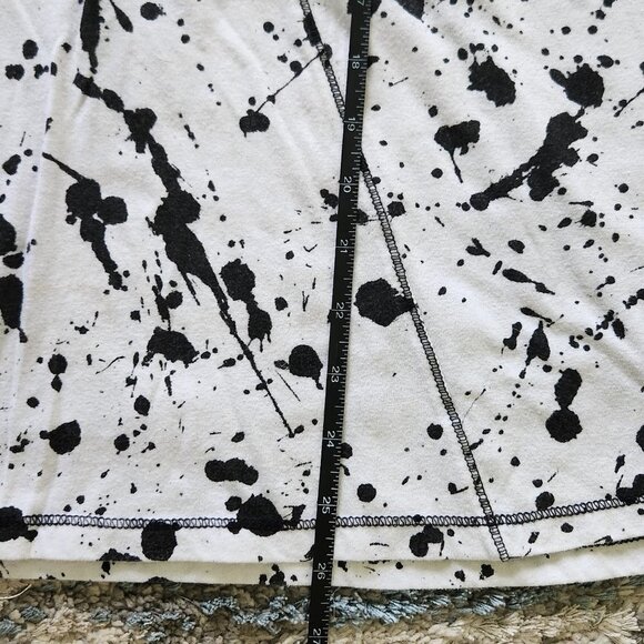 ‼️SPLATTER PAINT A Line Tee Shirt Dress Size M‼️ - Picture 9 of 10